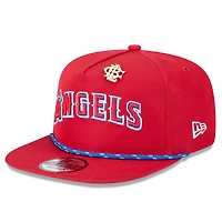 Casquette snapback Big League Chew Golfer rouge New Era pour homme Los Angeles Angels 2025