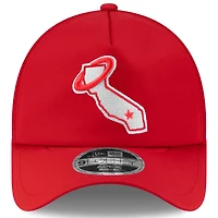 Casquette ajustable New Era rouge Los Angeles Angels 2026 pour homme, modèle alternatif d'entraînement au bâton Apex 9FORTY