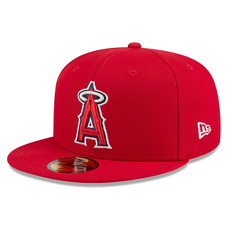 Men's New Era Red Los Angeles Angels 2026 Jackie Robinson Day 59FIFTY Fitted Hat