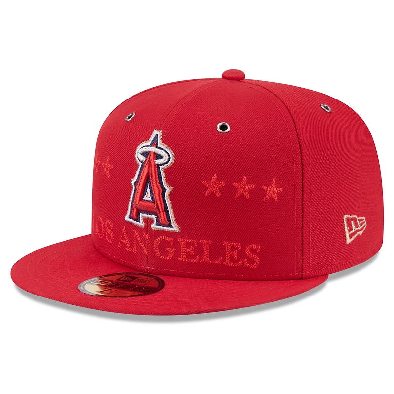 Men's New Era Red Los Angeles Angels 2026 MLB All-Star Game 59FIFTY Fitted Hat