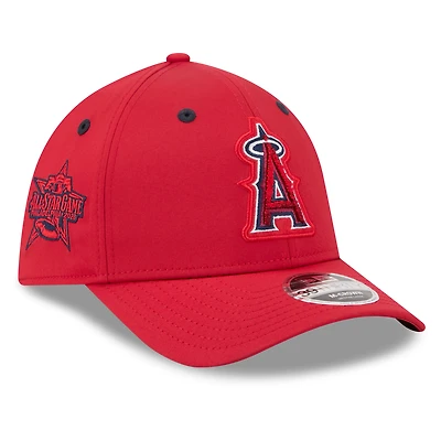 Men's New Era Red Los Angeles Angels 2026 MLB All-Star Game Workout 39THIRTY M-Crown Flex Hat