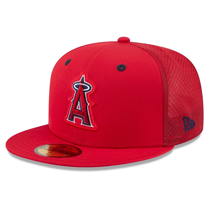 Men's New Era Red Los Angeles Angels 2026 MLB All-Star Game Workout 59FIFTY Fitted Hat
