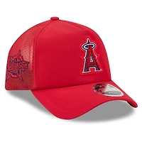 Men's New Era Red Los Angeles Angels 2026 MLB All-Star Game Workout 9FORTY Apex Adjustable Hat