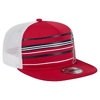 Men's New Era  Red Los Angeles Angels 9FIFTY A-Frame Trucker Snapback Hat