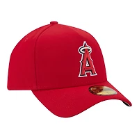 Men's New Era  Red Los Angeles Angels A-Frame 59FORTY Fitted Hat