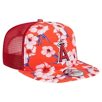 Casquette snapback rouge à motif aventure Los Angeles Angels de New Era pour homme