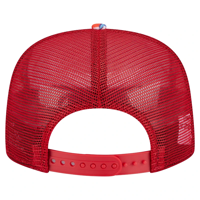 Casquette snapback rouge à motif aventure Los Angeles Angels de New Era pour homme