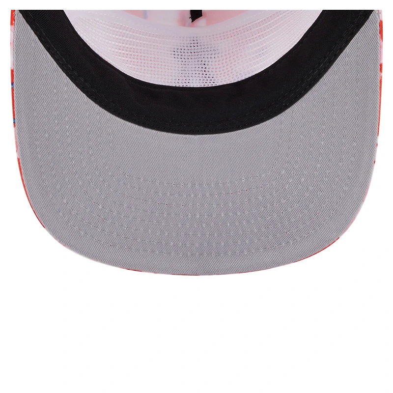 Casquette snapback rouge à motif aventure Los Angeles Angels de New Era pour homme
