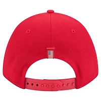 Men's New Era Red Los Angeles Angels American Flag 9FORTY M-Crown A-Frame Adjustable Hat