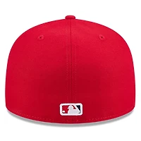 Casquette ajustée 59FIFTY rouge des Los Angeles Angels pour homme de New Era, modèle Hall of Fame