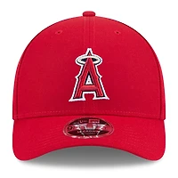 Casquette ajustable 9FORTY M-Crown rouge New Era pour homme, motif Temple de la renommée du baseball des Los Angeles Angels