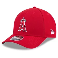 Casquette ajustable 9FORTY M-Crown rouge New Era pour homme, motif Temple de la renommée du baseball des Los Angeles Angels