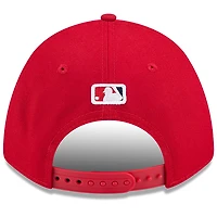 Casquette ajustable 9FORTY M-Crown rouge New Era pour homme, motif Temple de la renommée du baseball des Los Angeles Angels