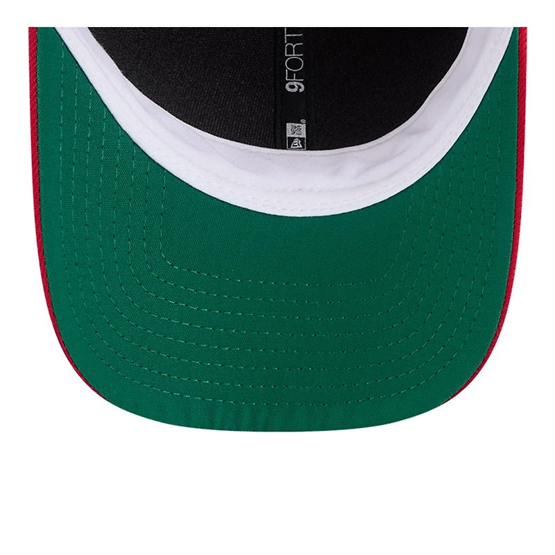 Casquette ajustable 9FORTY M-Crown rouge New Era pour homme, motif Temple de la renommée du baseball des Los Angeles Angels