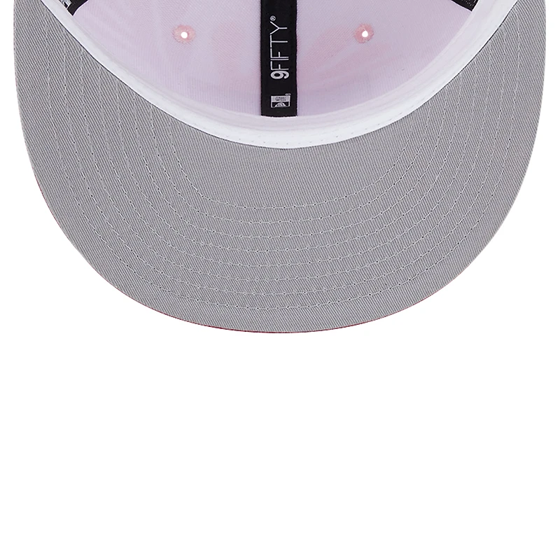 Men's New Era Red Los Angeles Angels Bikini Bottom Trucker 9FIFTY Snapback Hat