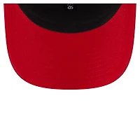 Casquette extensible à bouton-pression New Era rouge Los Angeles Angels Circle Patch 9SEVENTY pour homme