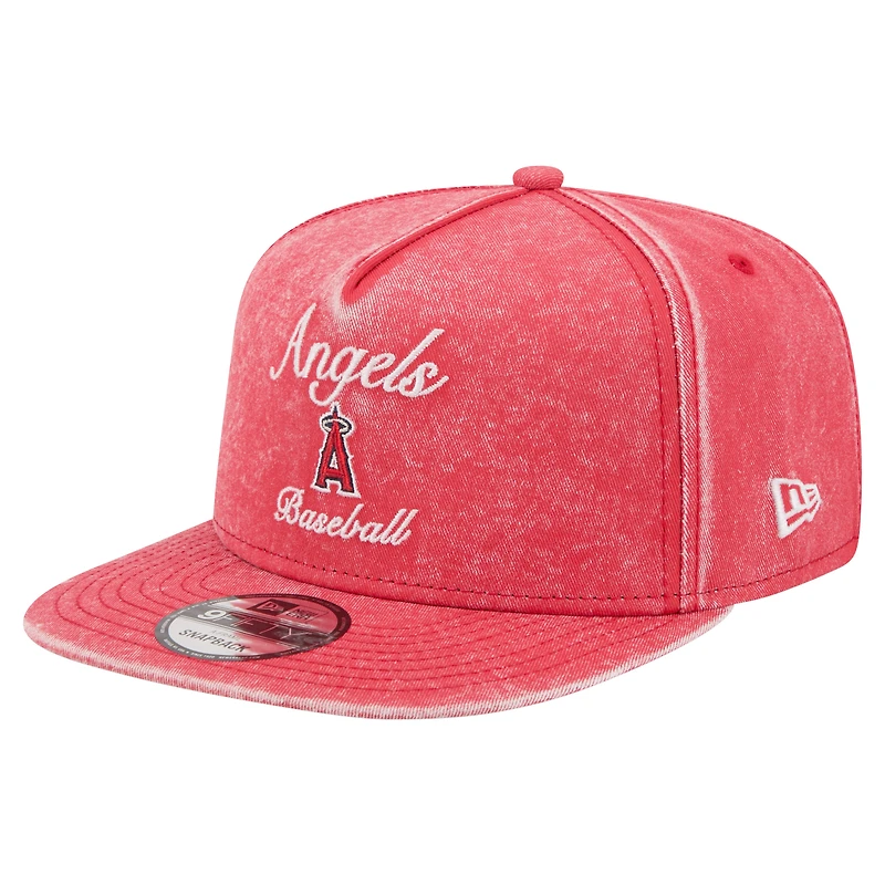 Casquette snapback New Era 9FIFTY rouge Los Angeles Angels City pour homme