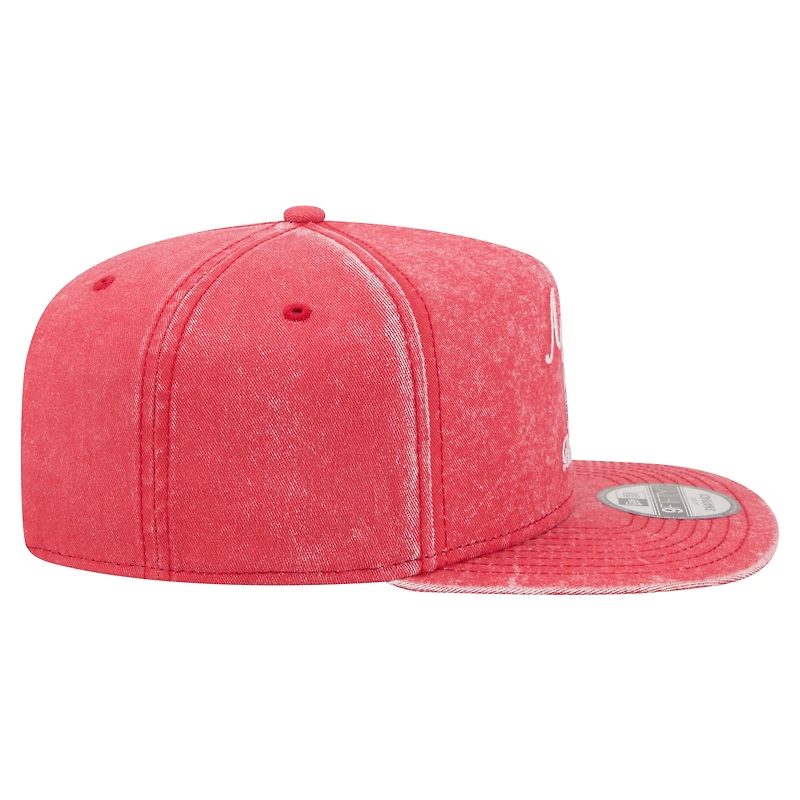 Casquette snapback New Era 9FIFTY rouge Los Angeles Angels City pour homme