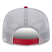 Men's New Era Red Los Angeles Angels Court Sport 9FIFTY Snapback Hat