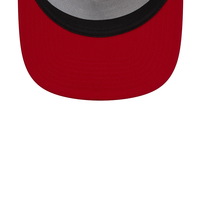 Men's New Era Red Los Angeles Angels Court Sport 9FIFTY Snapback Hat