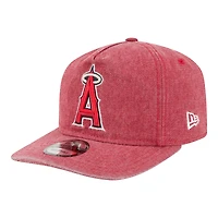 Casquette ajustable New Era rouge Los Angeles Angels Denim Classic 19TWENTY pour homme