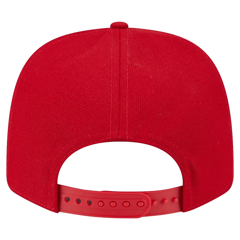 Casquette extensible à boutons-pression New Era rouge Los Angeles Angels Multi-Rope 9SEVENTY pour homme