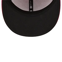 Casquette ajustée 59FIFTY à profil bas du Temple de la renommée baseball national des Los Angeles Angels New Era pour hommes, rouge
