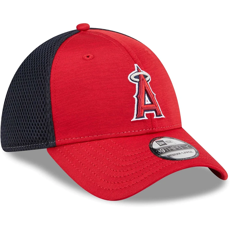Casquette flexible rouge Los Angeles Angels Neo 39THIRTY New Era pour hommes