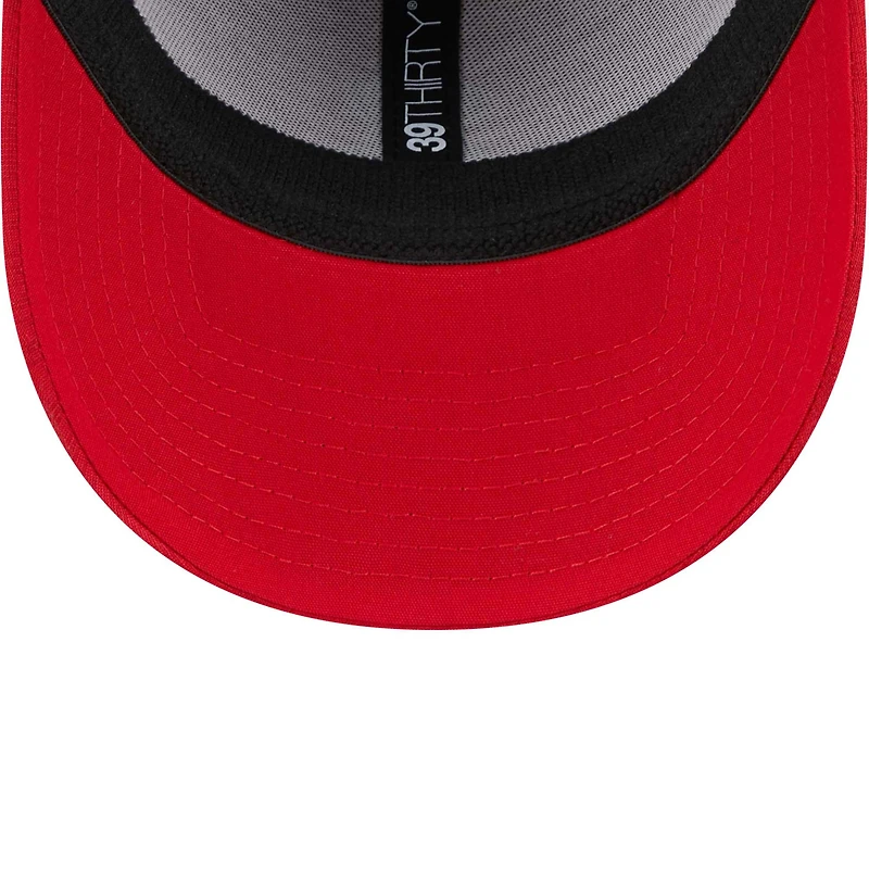 Men's New Era Red Los Angeles Angels Neo 39THIRTY Flex Hat