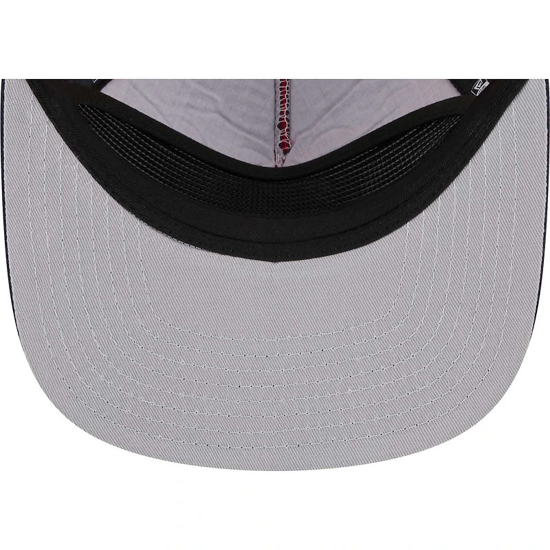 Men's New Era Red Los Angeles Angels Speed Golfer Trucker Snapback Hat