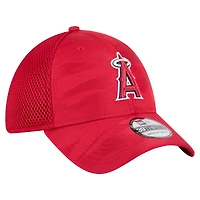 Men's New Era Red Los Angeles Angels Subtle Camo 39THIRTY Flex Hat