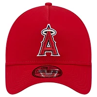 Casquette réglable A-Frame 9FORTY couleur équipe des Los Angeles Angels New Era rouge pour hommes