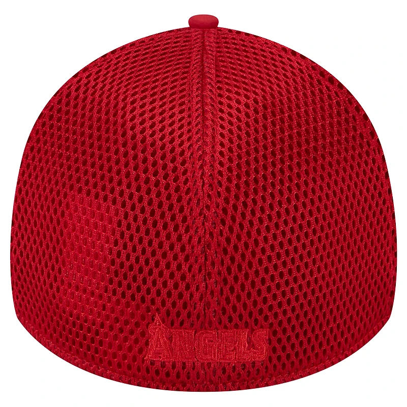 Men's New Era Red Los Angeles Angels Team Tone 39THIRTY Flex Hat