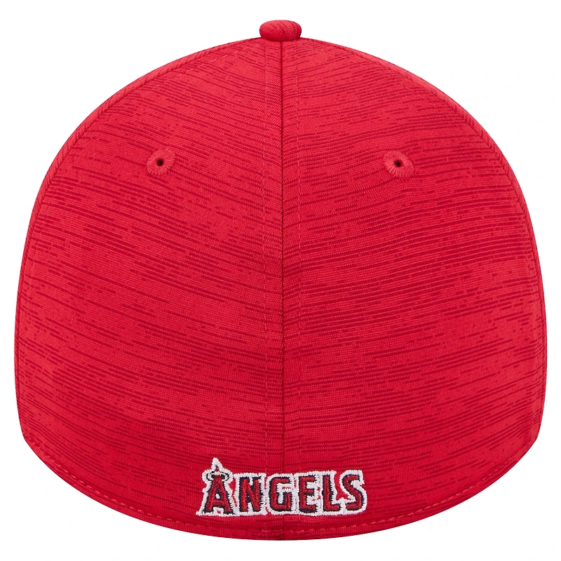 Casquette flexible rouge Los Angeles Angels Tech 39THIRTY New Era pour hommes