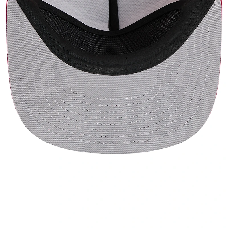 Casquette de golf à visière snapback Los Angeles Angels rouge New Era pour homme