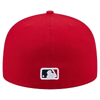 Casquette ajustée New Era 59FIFTY rouge Los Angeles Angels pour homme