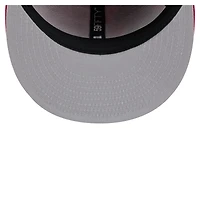 Men's New Era Red Los Angeles Angels Yarn Stitch 59FIFTY Fitted Hat