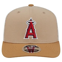 Casquette ajustable New Era Stone Los Angeles Angels 9SEVENTY Trucker pour homme