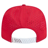 Men's New Era White/Red Los Angeles Angels Established Patch 9SEVENTY Adjustable Hat