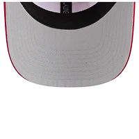 Men's New Era White/Red Los Angeles Angels Established Patch 9SEVENTY Adjustable Hat