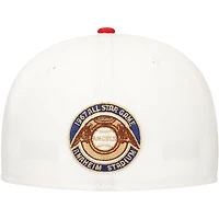 Men's New Era White/Red Los Angeles Angels Major Sidepatch 59FIFTY Fitted Hat
