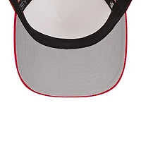 Men's New Era White/Red Los Angeles Angels Stacked A-Frame Trucker 9FORTY Adjustable Hat
