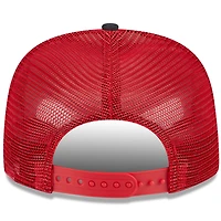 Men's New Era White/Red Los Angeles Angels Team Foam Front A-Frame Trucker 9FIFTY Snapback Hat