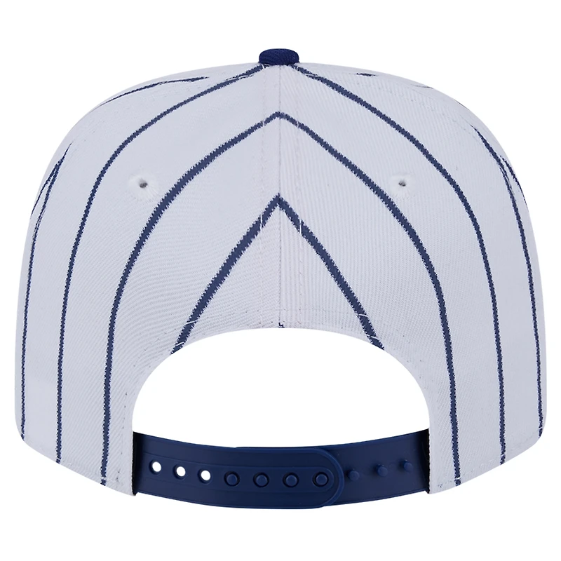 Casquette ajustable New Era 9SEVENTY Big League 2024 des Los Angeles Angels pour homme, blanche/bleue