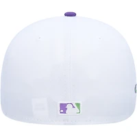 Men's New Era White Los Angeles Angels 2002 World Series Side Patch 59FIFTY Fitted Hat