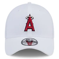 Men's New Era White Los Angeles Angels 39THIRTY Flex Hat