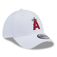 Men's New Era White Los Angeles Angels 39THIRTY Flex Hat