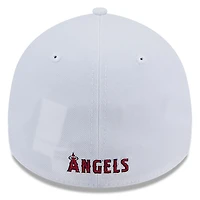 Men's New Era White Los Angeles Angels 39THIRTY Flex Hat
