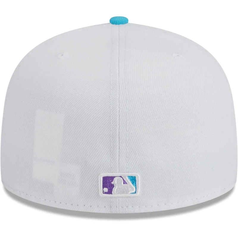 Men's New Era White Los Angeles Angels  Vice 59FIFTY Fitted Hat