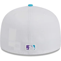 Men's New Era White Los Angeles Angels  Vice 59FIFTY Fitted Hat